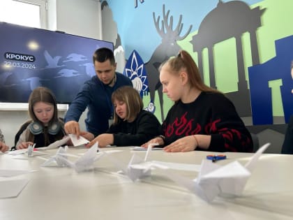 Сегодня в Штабе общественной поддержки Костромской области прошел мастер-класс в рамках акции «Журавли»