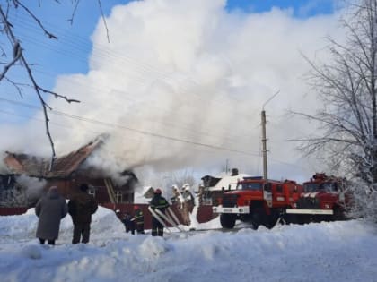 Чрезвычайная ситуация: Пожар в г. Макарьеве