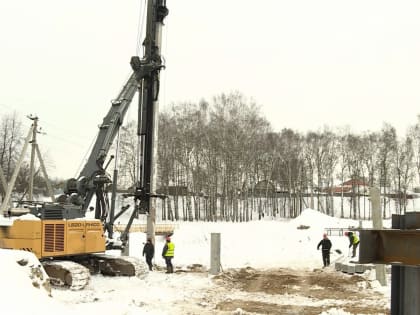 В райцентре под Костромой началась реконструкция моста через реку Нерехту