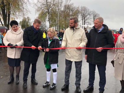 Алексей Ситников и Дмитрий Грибков приняли участие в открытии «умного» спорткомплекса в городе Нерехте