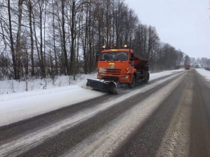 Прошедший снегопад заставит костромских дорожников потрудиться
