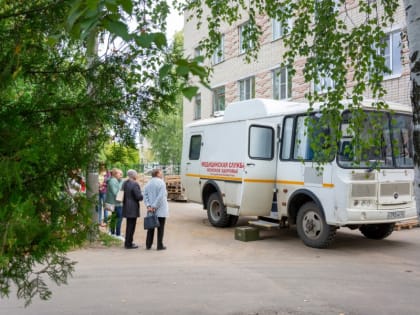 «Поезд здоровья» продолжает поездку по костромской глубинке