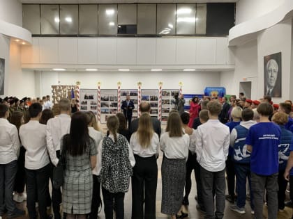 Состоялось торжественное открытие выставки, посвященной воссоединению ДНР, ЛНР, Запорожской и Херсонской областей с Россией