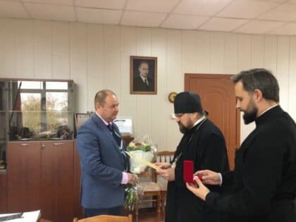 Епархиальный архиерей поздравил главу города Галич с 45-летием