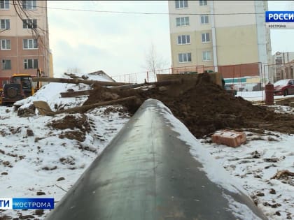 Теплоэнергетики устраняют порывы в двух микрорайонах и на трех улицах Костромы