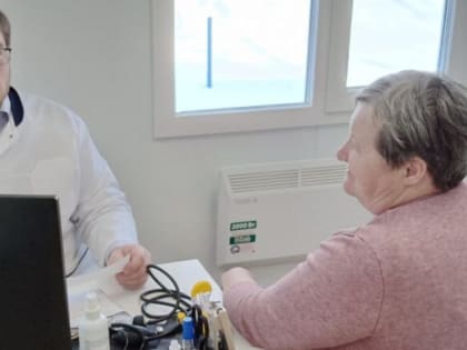 В новом Н. Курдюмском ФАПе провели первую в этом году диспансеризацию