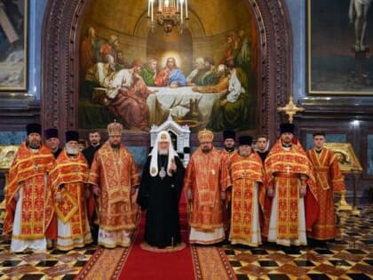 Епископ Галичский и Макарьевский Алексий совместно с делегацией Костромской Епархии принял участие в принесении иконы Божией Матери «Феодоровская» в Храм Христа Спасителя г.Москва