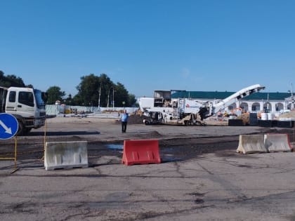В Костроме приступили к расширению пешеходной зоны на Сусанинской площади