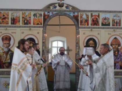 Архиерейское богослужение в Неделю 11-ю по Пятидесятнице в храме архистратига Михаила с.Михайловское