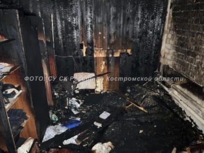 В Костроме следователи выясняют обстоятельства гибели мужчины в результате пожара