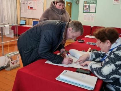 За два дня на выборах Президента проголосовало около 60% сусанинцев