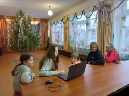 Новогодние каникулы в Добрецовской библиотеке