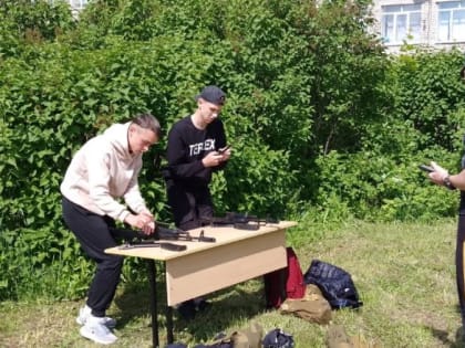 Военно-полевые сборы для десятиклассников Вохомской средней школы