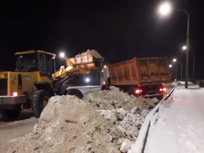 Дорожники за выходные вывезли с улиц Костромы более 8600 кубометров снега