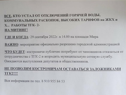 Внимание, митинг!