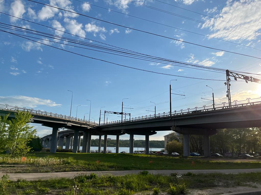 Мост через волгу фото