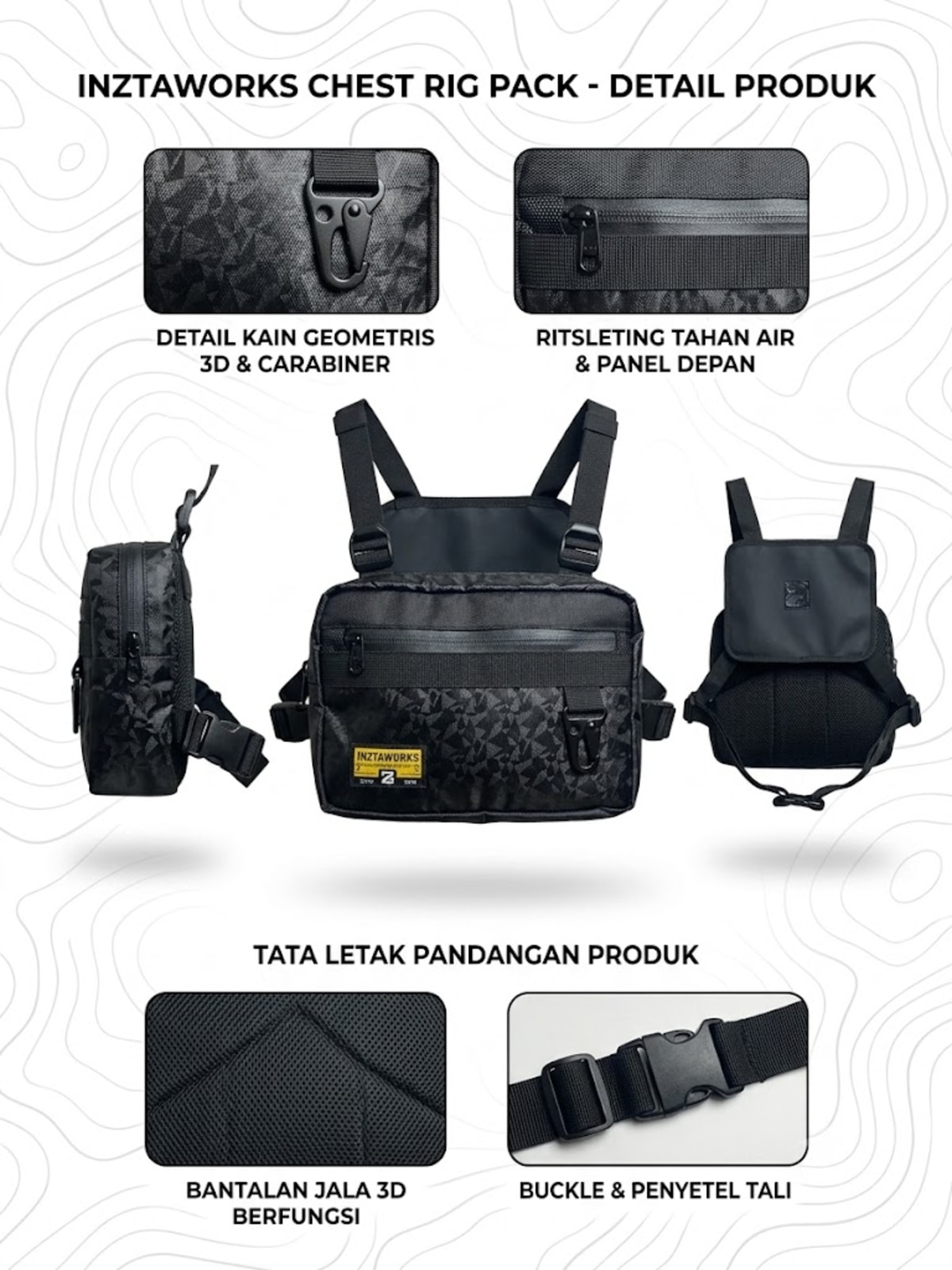 Inzta Chestbag urban , tas dada