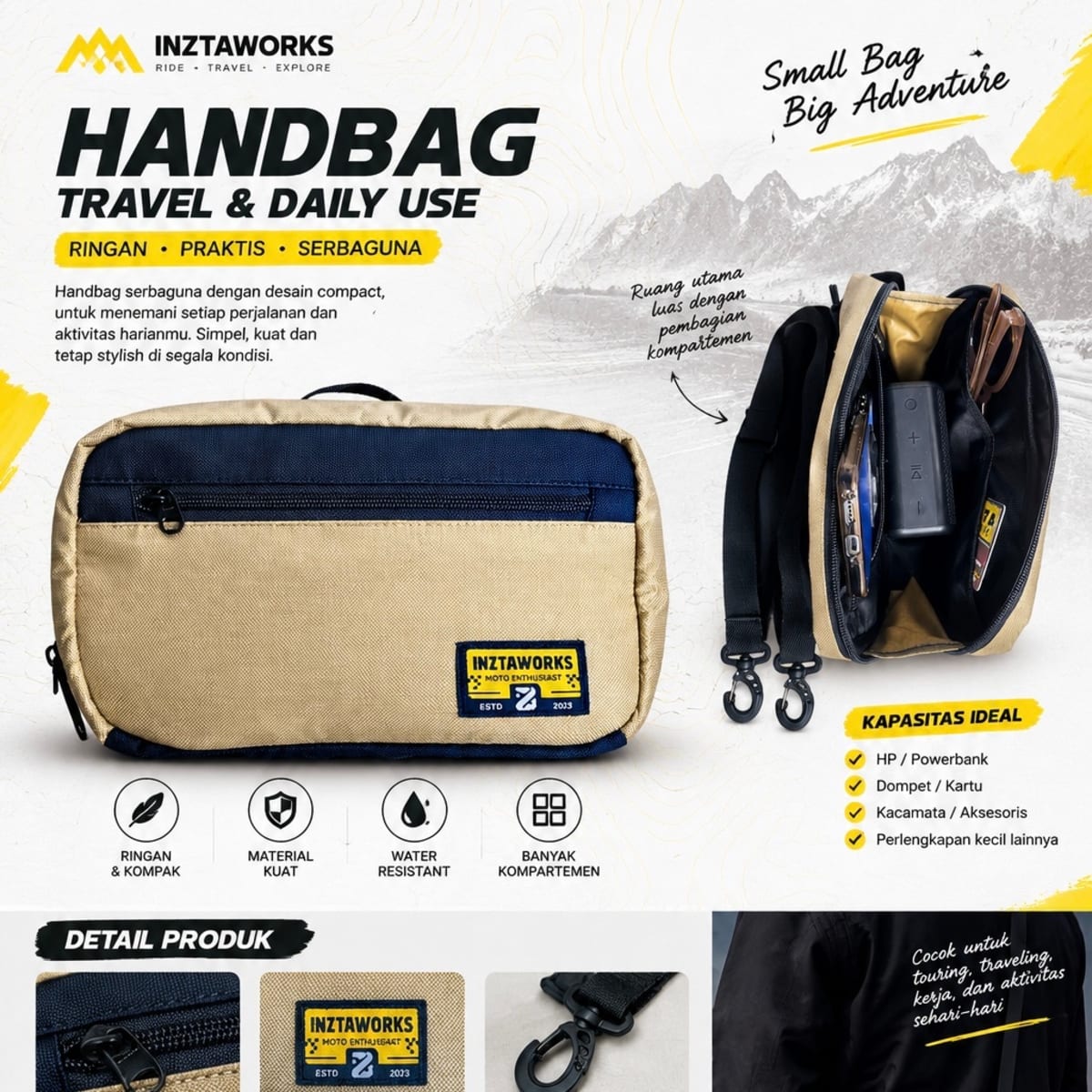 Inzta Daily Handbag, Slingbag