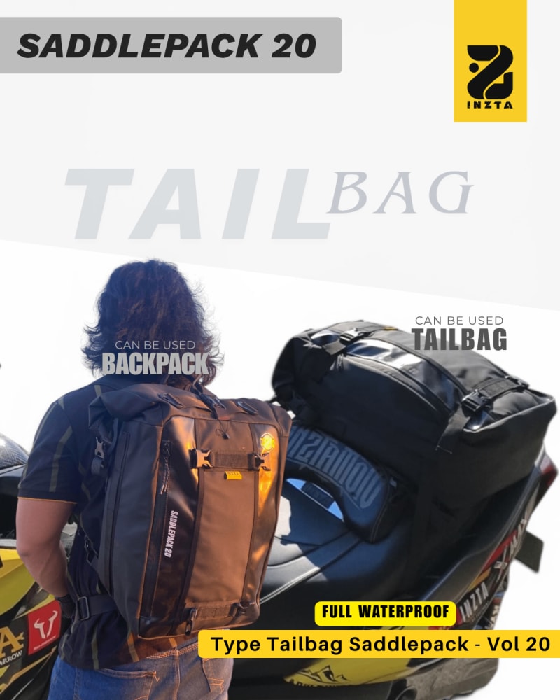 Tailbag and Backpack Inzta saddlepack 20