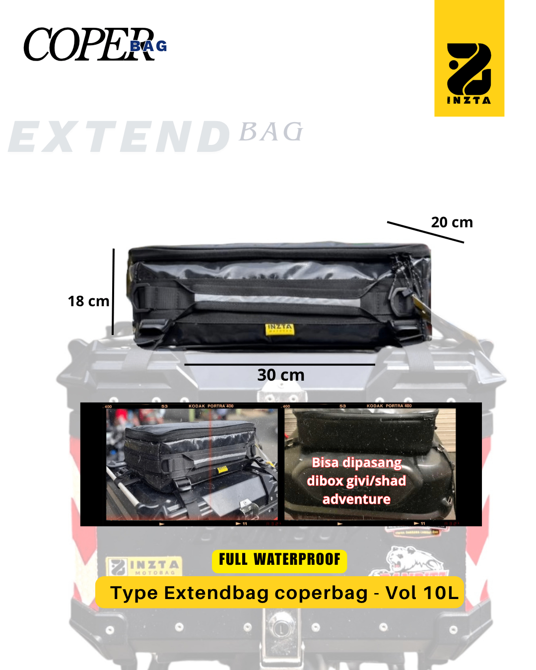 Extend bag Inzta Coperbag 