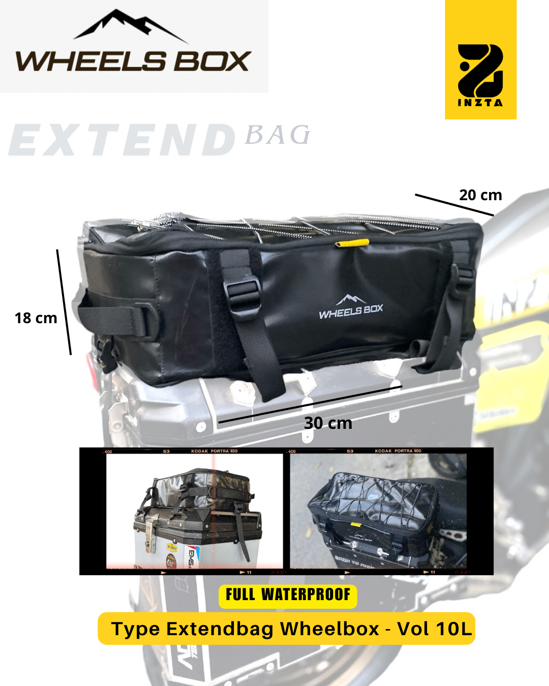 Extend bag Inzta Wheelbox 10L