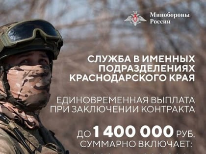 Военная служба по контракту – твой правильный выбор