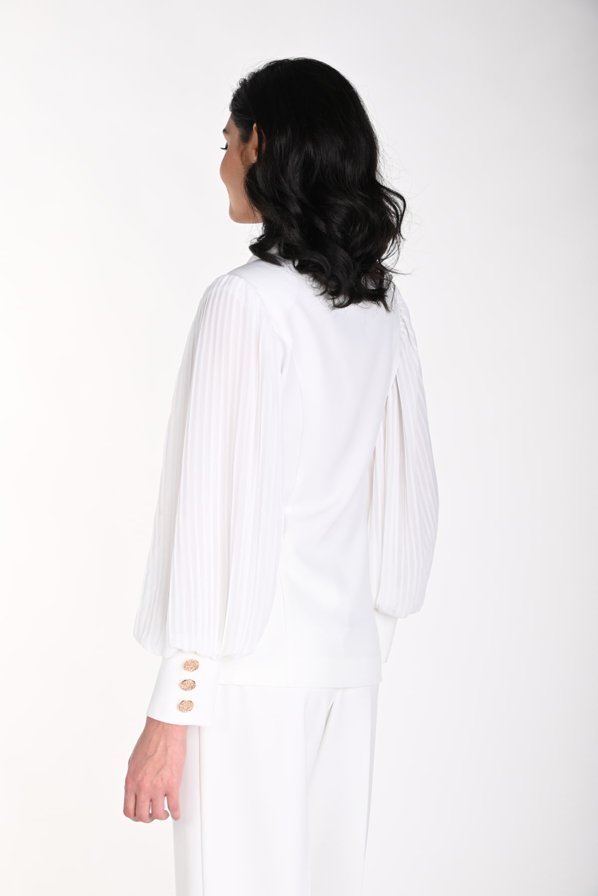 Bianca veste — veste tailleur fermeture croisée boutons dorés