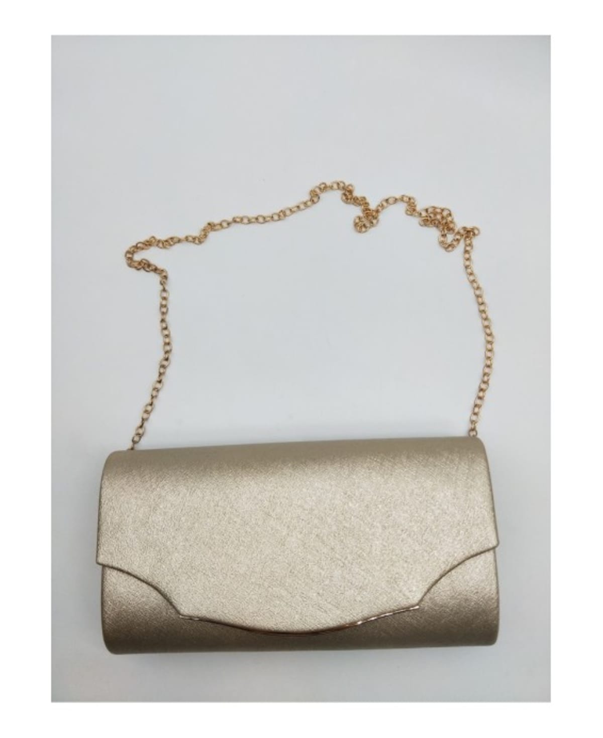 Pochette de soirée dorée irisée BXQ-8830