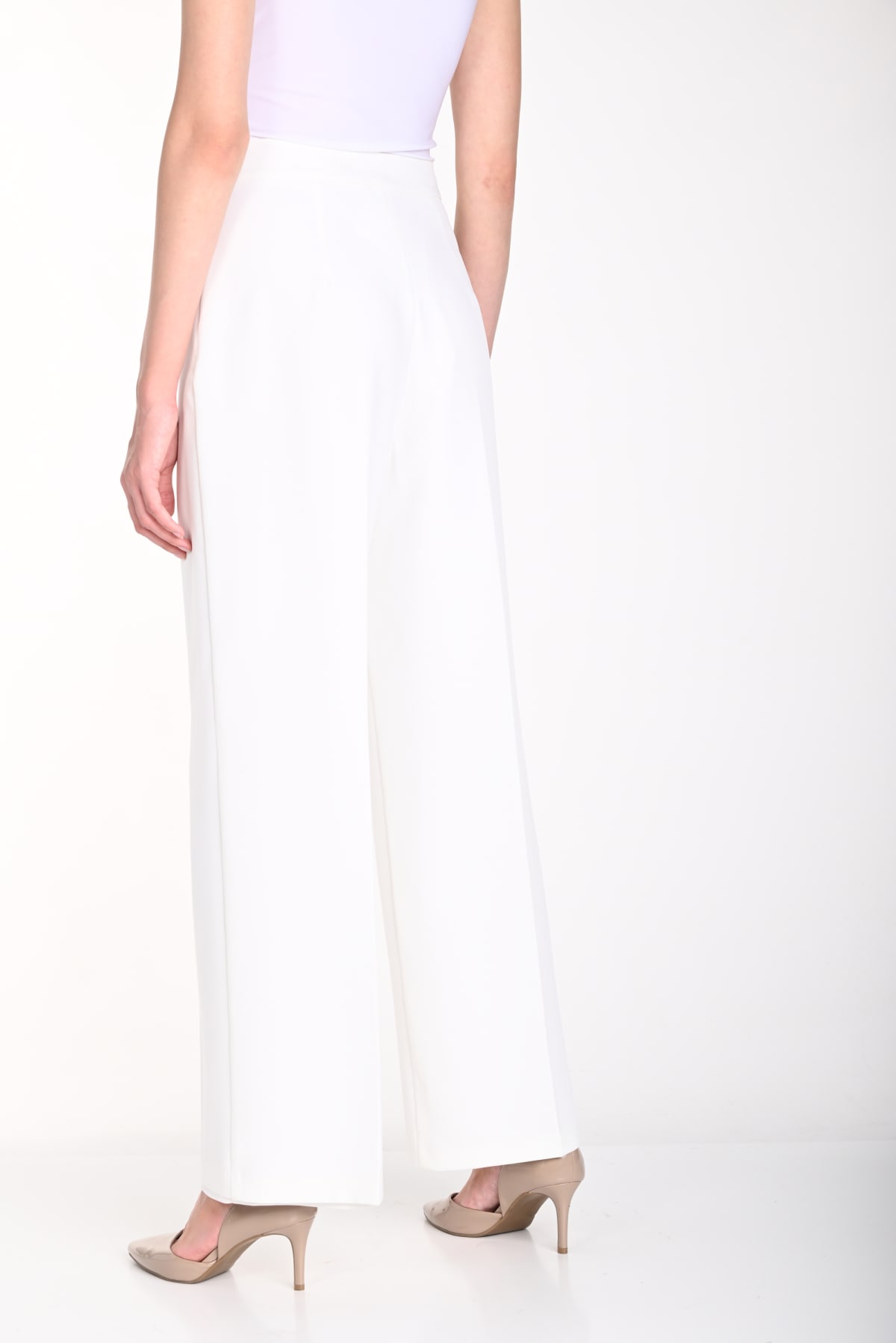 Pantalon Biana fluide jersey crêpe épais