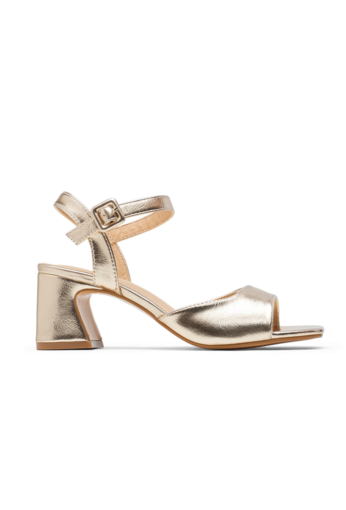 Rita — sandales blanches vernies talon 5 cm bride fine cheville
