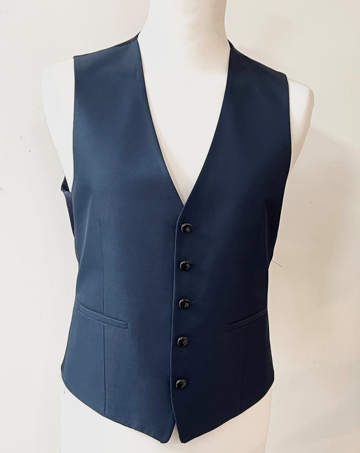 Gilet 481101/34 coupe A10 bleu pétrole