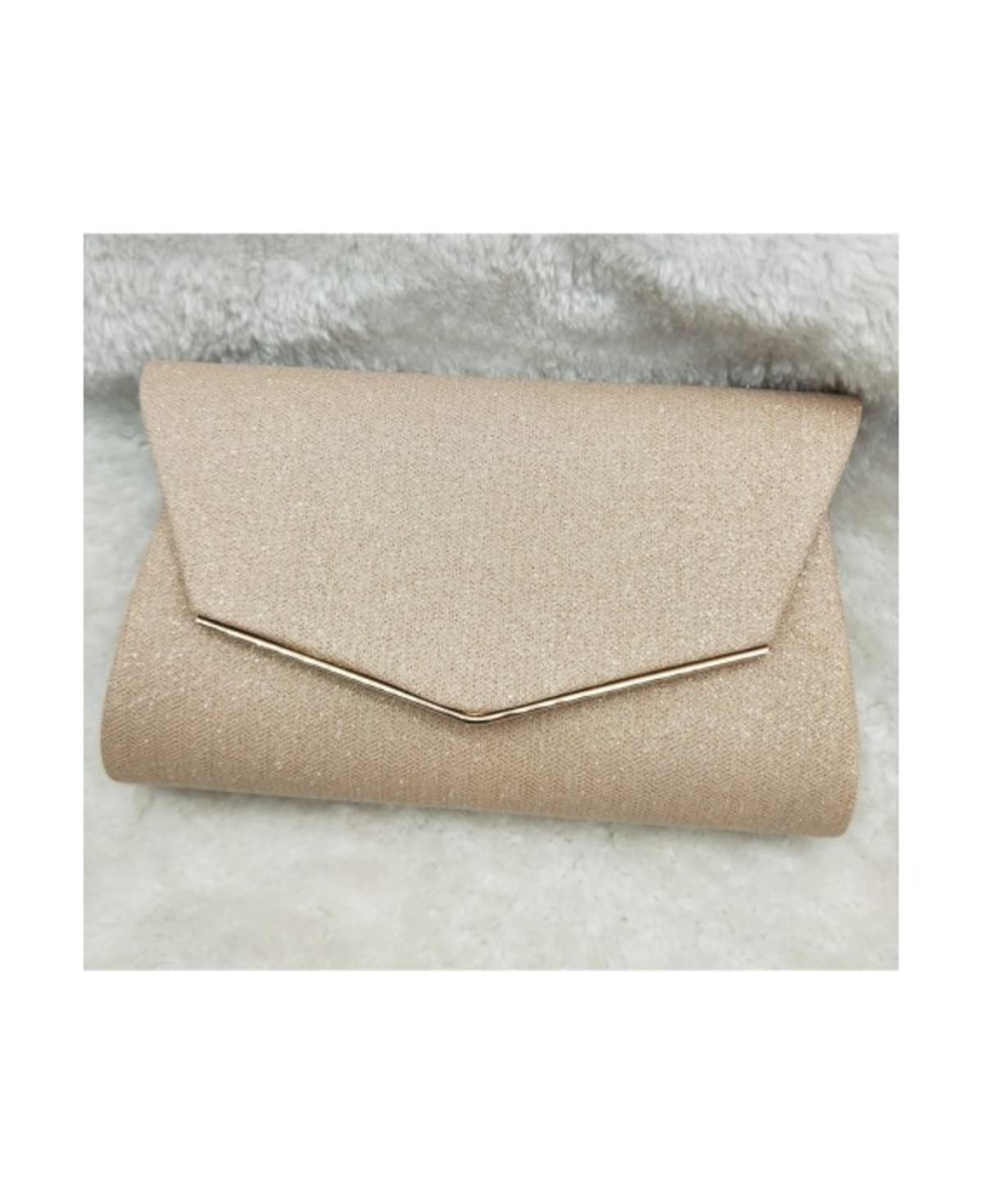 Pochette de soirée champagne pailletée BXQ-317
