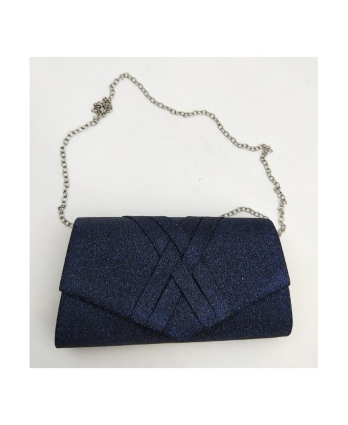 Pochette BXQ-315 rigide format allongé rabat bandes croisées