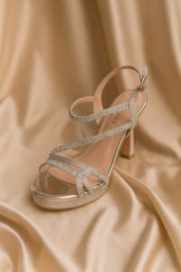 Solange — sandales talon haut 8cm brides strass paillettes