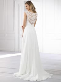 Aziliz — robe de mariée fluide dentelle perles sequins