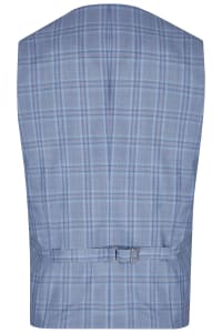 Gilet costume 404201/38 bleu ciel rayures