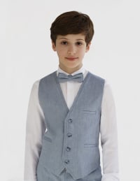 Ensemble costume Garçon Lin Gilet et pantalon