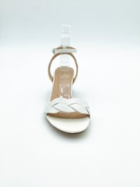 Marion — sandale talon bas 4cm doré irisé