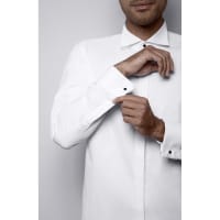 Chemise col cassé blanche 1912 tailor fit poignet mousquetaire