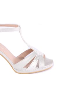 Titiane — sandale ouverte imitation daim talon 6 cm plateforme 1 cm