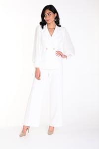 Pantalon Biana fluide jersey crêpe épais