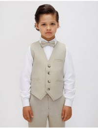Ensemble costume Garçon Lin Gilet et pantalon