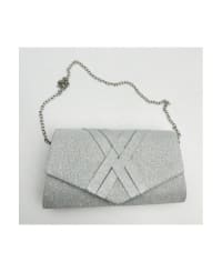 Pochette BXQ-315 rigide format allongé rabat bandes croisées