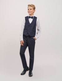 Pantalon Loic slim ceinture bouton