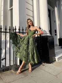 Lou — robe de mariée bustier jupe évasée dentelle ajourée