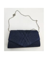 Pochette BXQ-315 rigide format allongé rabat bandes croisées
