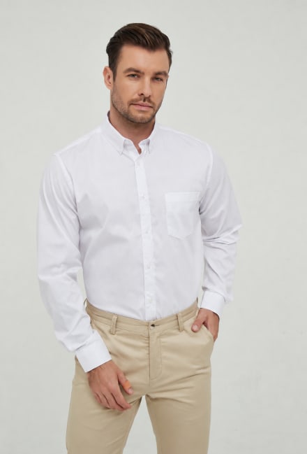 Chemise Yves Enzo WHT-07-1 col Italien
