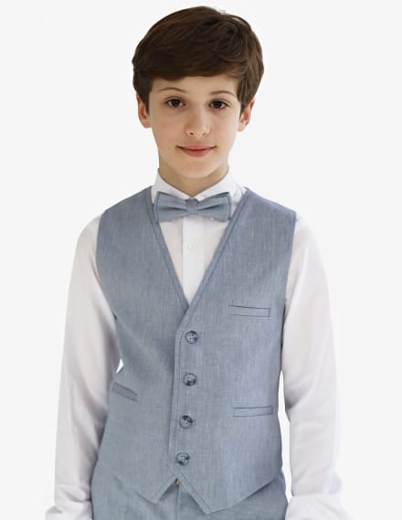 Ensemble costume Garçon Lin Gilet et pantalon