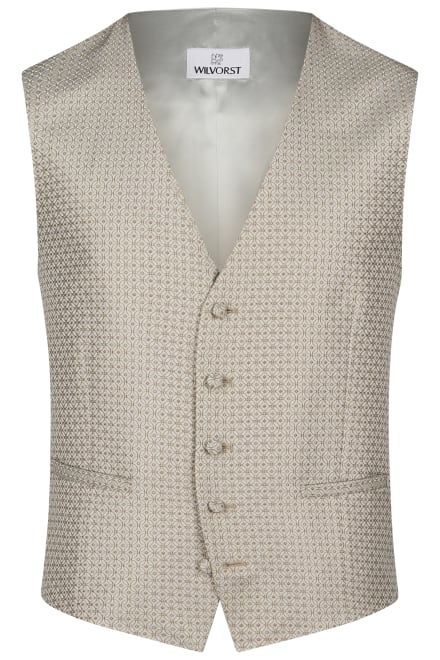 Gilet 467109/47 motifs beige et vert sauge
