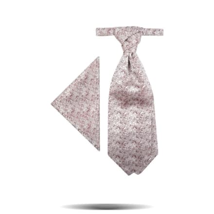 Lavallière 447103/54 nuances vieux rose et gris argenté